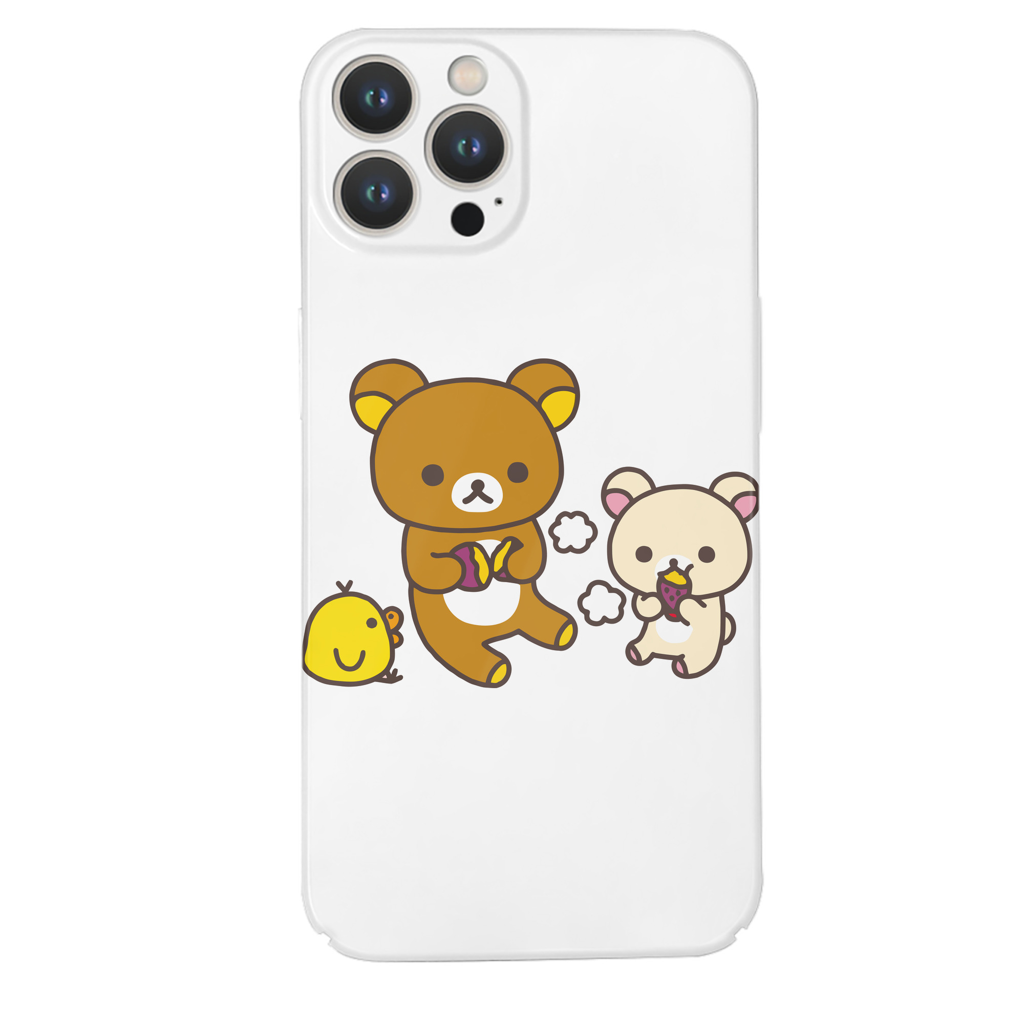 （画像用） リラックマ リラックマ キイロイトリ Rilakkuma Korilakkuma Kiiroitori 【iPhone 14シリーズ対応】ハードケース